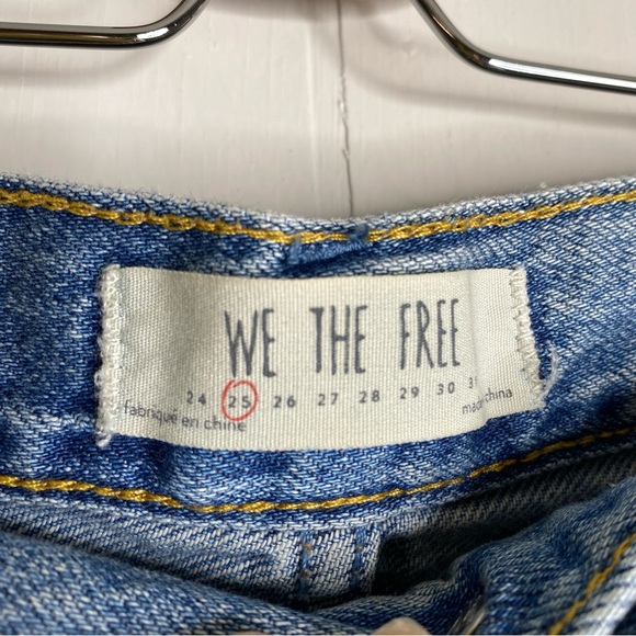 Free People Loving Good Vibrations Denim Shorts Heritage Somerset size 25 ripped - Picture 5 of 8